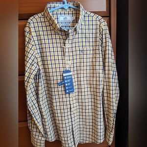 Southern Tide Boys Intercoastal Long Sleeve Button down shirt- M 8-10